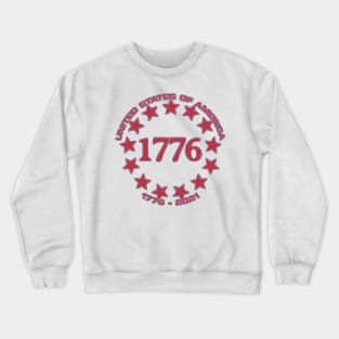 Happy 245th Birthday, United States of America (red) T-Shirt Crewneck Sweatshirt